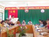 Hội nghị lấy phiếu tín nhiệm để bổ nhiệm lại chức danh Phó Hiệu trưởng đối với đồng chí Nguyễn Thị Tâm, nhiệm kỳ 2021 - 2026.
