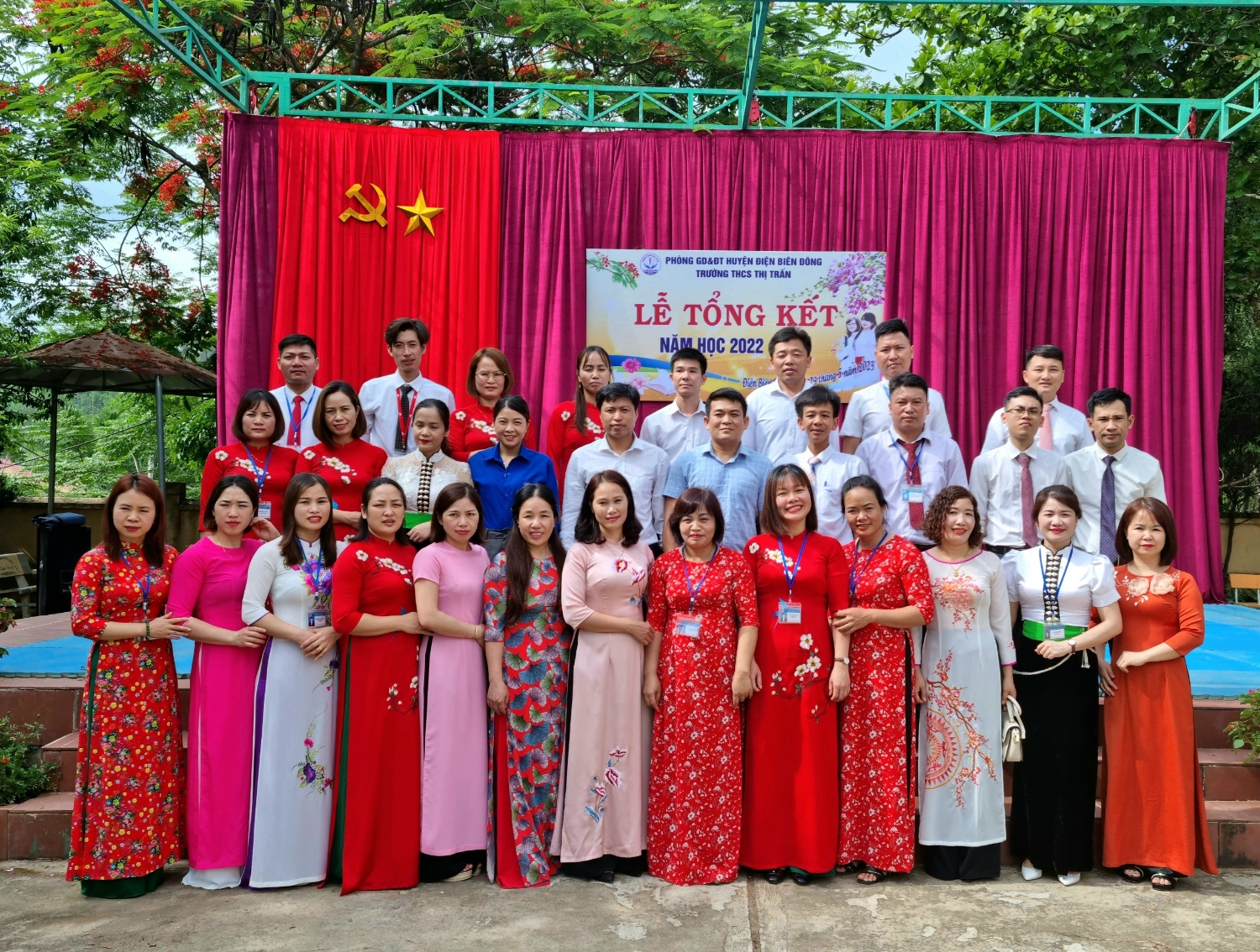 Lễ Tổng kết năm học 2022-2023 của trường THCS Thị Trấn Điện Biên Đông