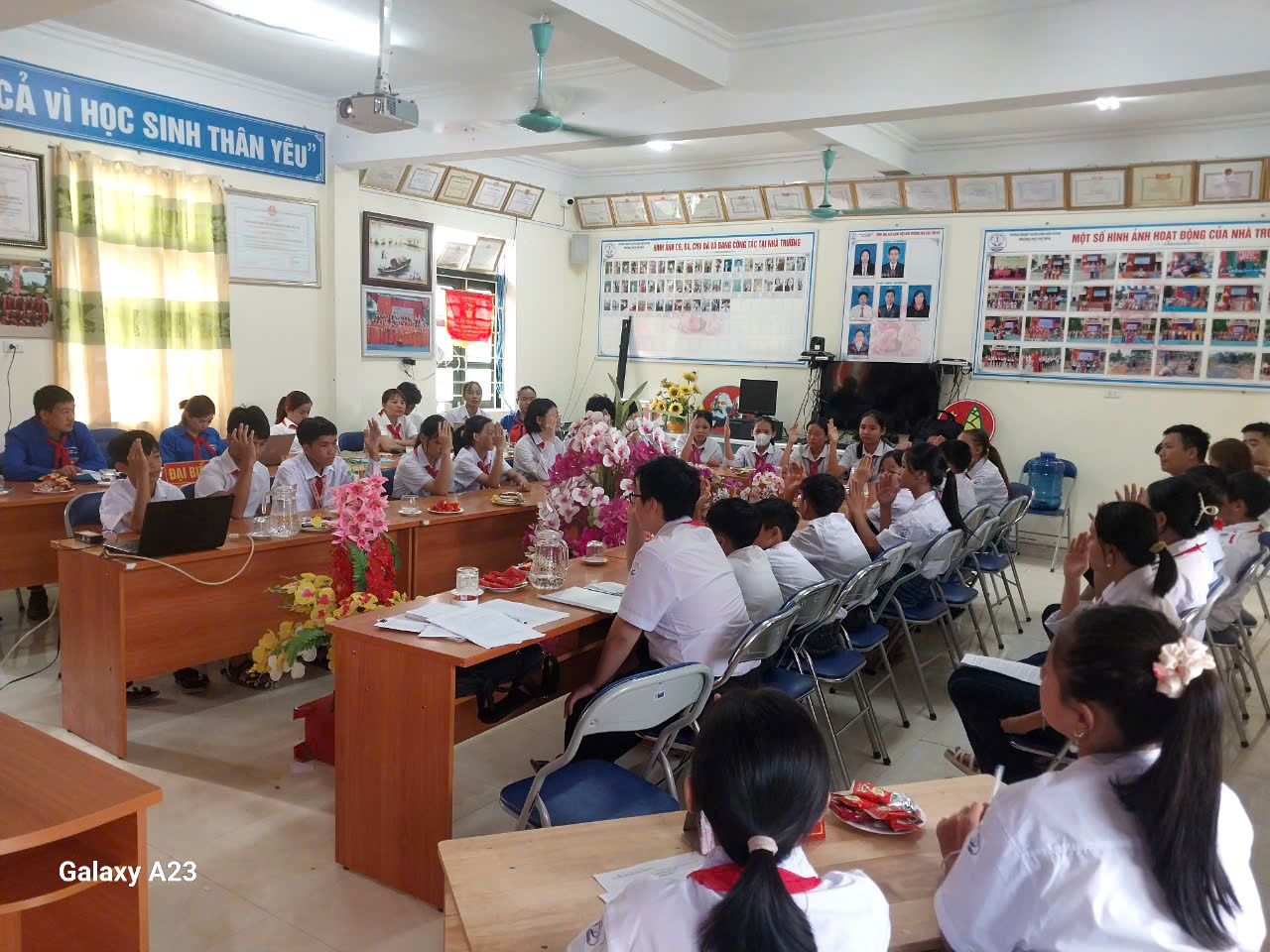 ĐẠI HỘI LIÊN ĐỘI TRƯỜNG THCS THỊ TRẤN ĐIỆN BIÊN ĐÔNG NHIỆM KÌ 2024-2025